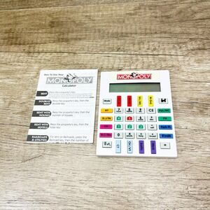 Monopoly Electronic Calculator 1999 Winning Moves Hasbro Board Game Accessory